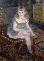 Portret van Mlle. Georgette Charpentier, 1876